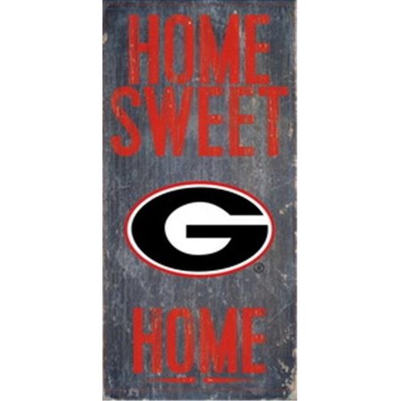 FAN CREATIONS Georgia Bulldogs Wood Sign - Home Sweet Home 6"x12" 7846004806